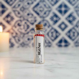 LAVURI® Match in tube with lid and striking surface, approx. 20 matches each