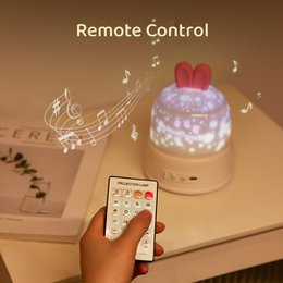 Bunny Galaxy projektions natlampe
