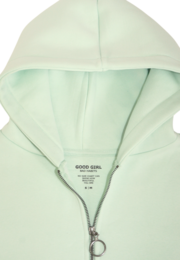 Hoodie mit Reißverschluss "GGBH" - Beige