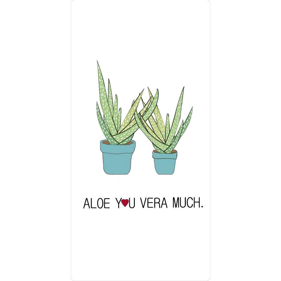 Iman metalico Aloe vera mucho 10x5 cm