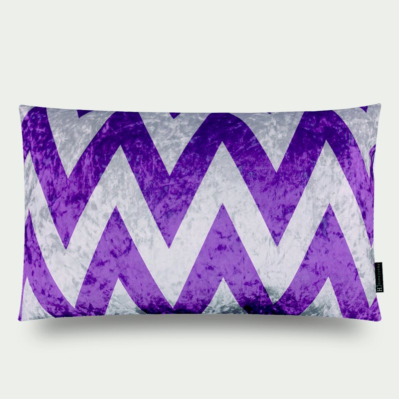 Kussen Heartbeat purple 60x40 533
