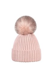 Cappello OLLO – 100% lana merino – rosa cipria