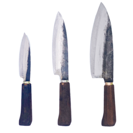 Blades authentiques dau bep, couteau de cuisine asiatique, lame en acier au carbone