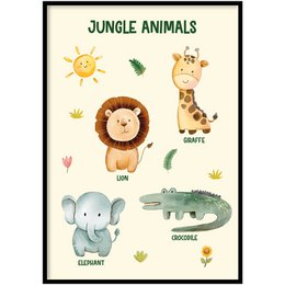 Plakat – Jungledyr