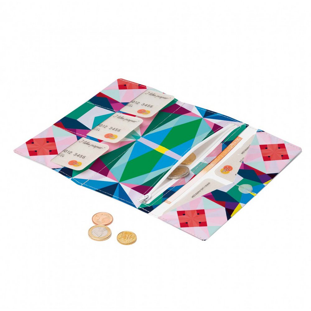 GEOMETRICAL1 Tyvek® Cardboard Wallet XL / Clutch Wallet