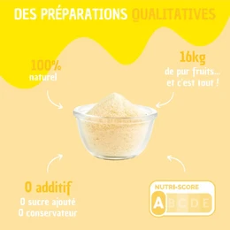 BULK Yellow - 100% pure fruit preparation to rehydrate