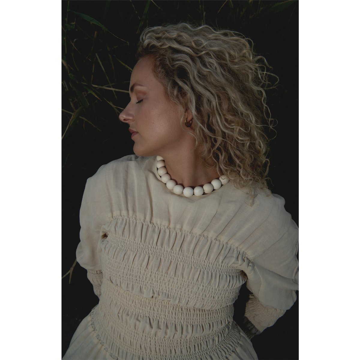 Posie Bold Necklace | Cream