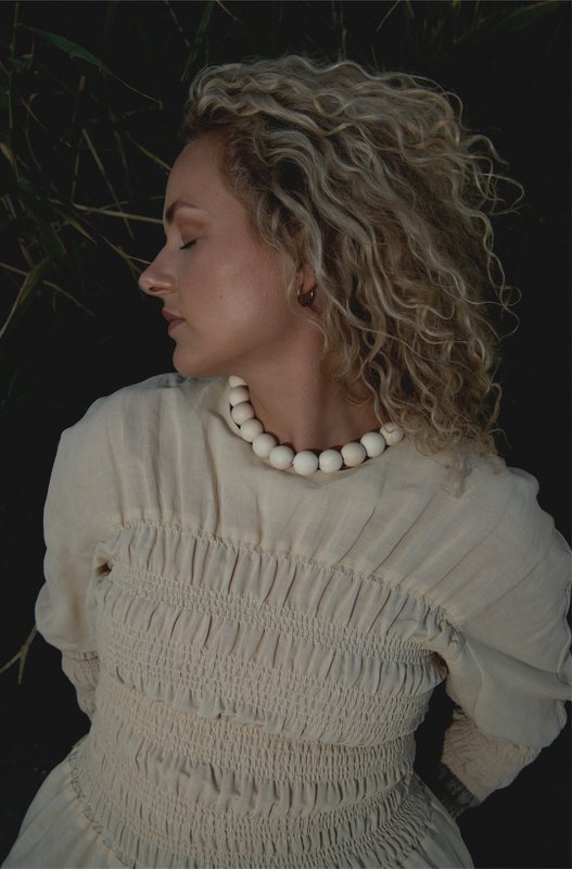 Posie Bold Necklace | Cream