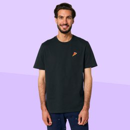 PIZZA unisex T-shirt lavet af økologisk bomuld