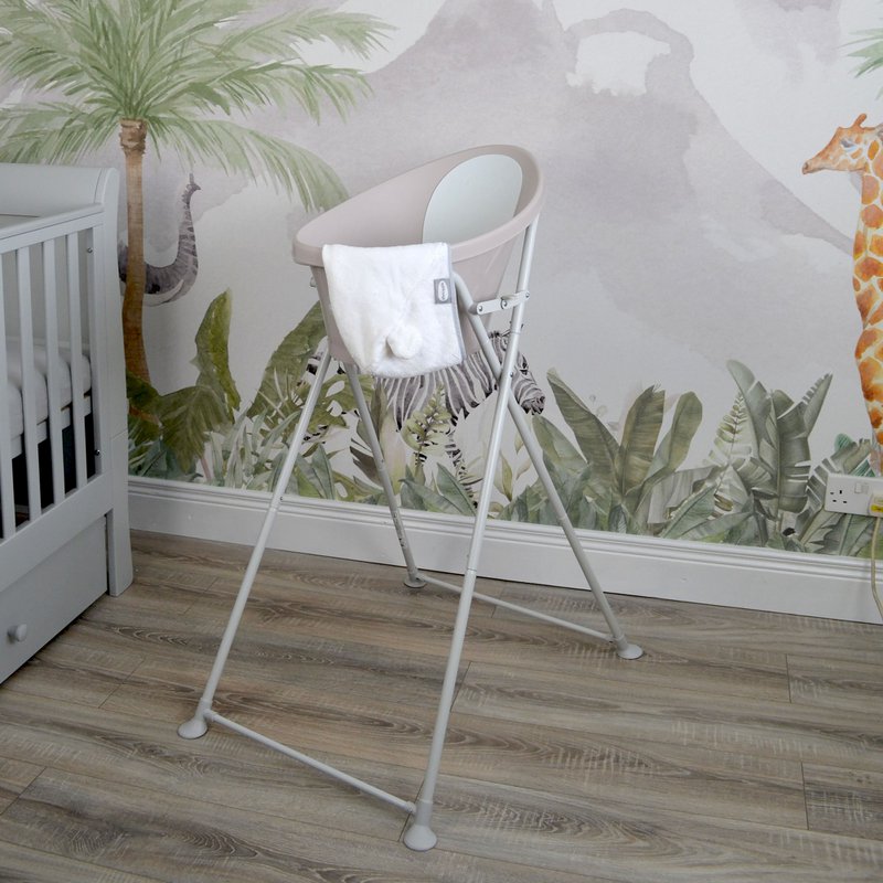Baby bath taupe / light grey