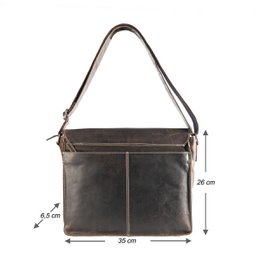 Umhängetasche Herren - Umhängetasche Damen - Leder Umhängetasche Leder - Briefträgertasche Leder - 3 Farben Leder