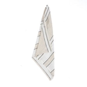 The Provence Napkin - Natural Black White - 45x45