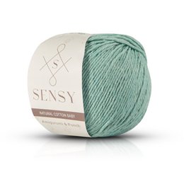 Sensy Premium Natural Baby Cotton 100% filato di cotone morbido per lavoro a maglia e uncinetto Amigurumi