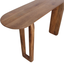 Consolle toro in legno di mango marrone - 140 cm