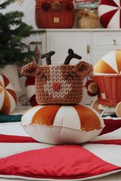 “Gold Candy” Patchwork Pillow