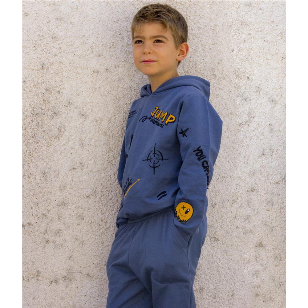 Creative Vibes – Hoodie-Set aus gebürstetem Fleece