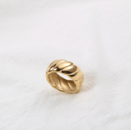 Jeanne - Breiter Croissant-Midi-Fingerring