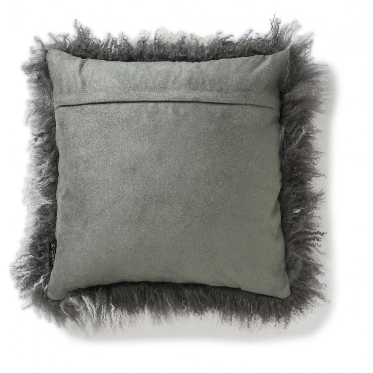 Shansi cushion cover sheepskin_Grey Snowtop