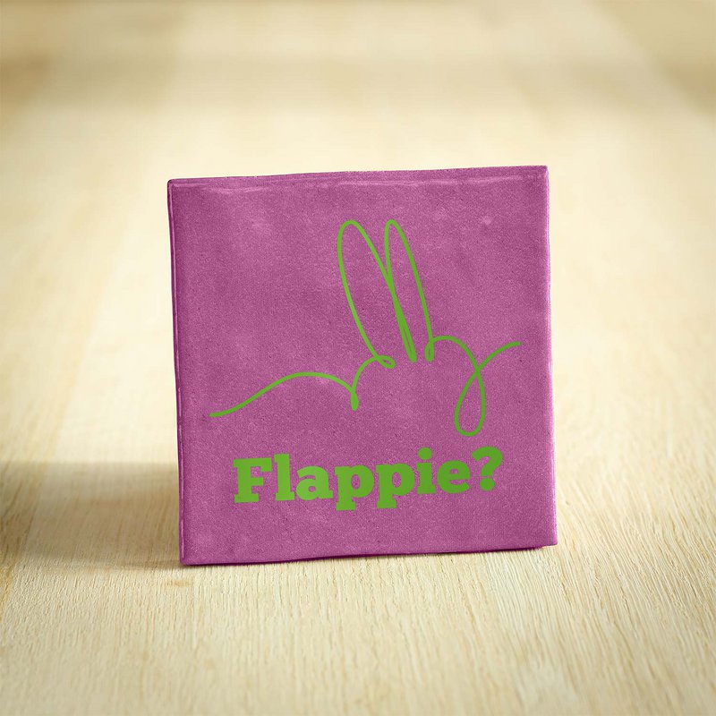 Tegeltje Kerst - Fuchsia - Flappie?