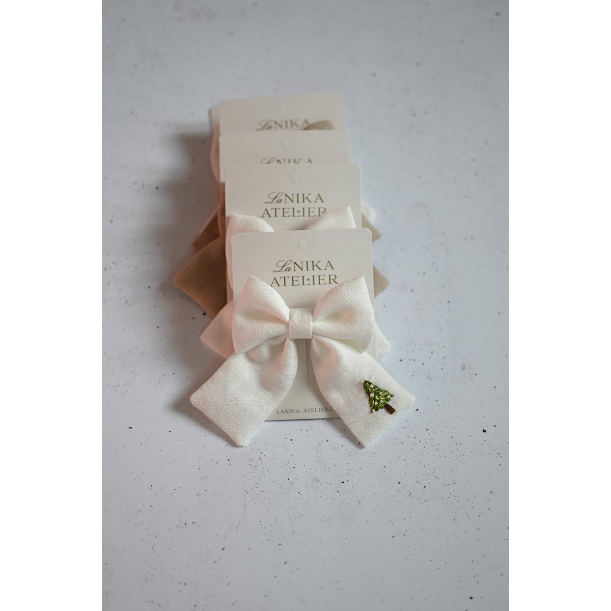 Árbol de Navidad Lazos para el cabello grandes o midi