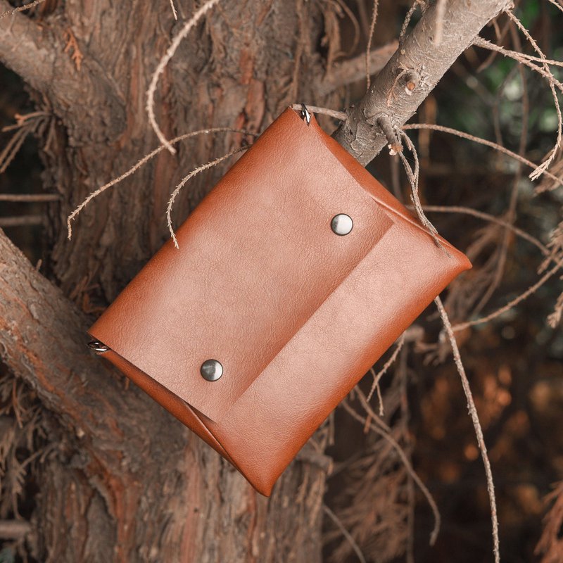 Bourbon (Grainy Vegetarian Leather) Pouch only