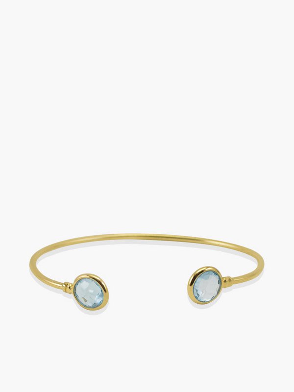 Positano Blue Topaz Cuff armband