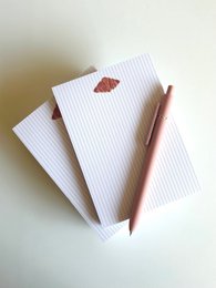 Bloc de notas croissant, croissant, panadería, productos horneados, bloque de croissant