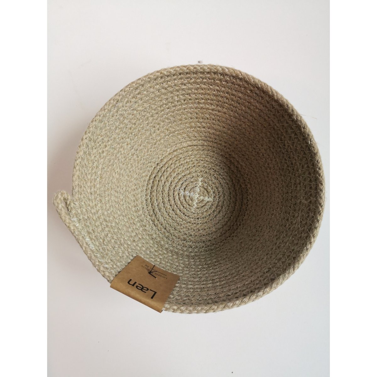 Ronde Jute Mand XS