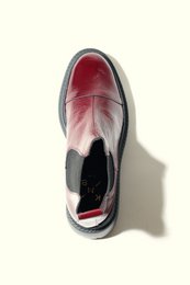 MACU BURGUNDY – Stiefeletten aus Lackleder mit extra leichter Sohle