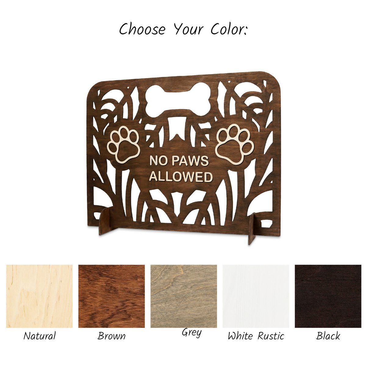 Freestanding Wooden Pet Gate, Indoor Barrier for Dogs