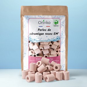 EM® Roze Keramiek Kralen X15 - (€ 0,34 per kraal)
