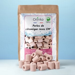 EM® Roze Keramiek Kralen X15 - (€ 0,34 per kraal)