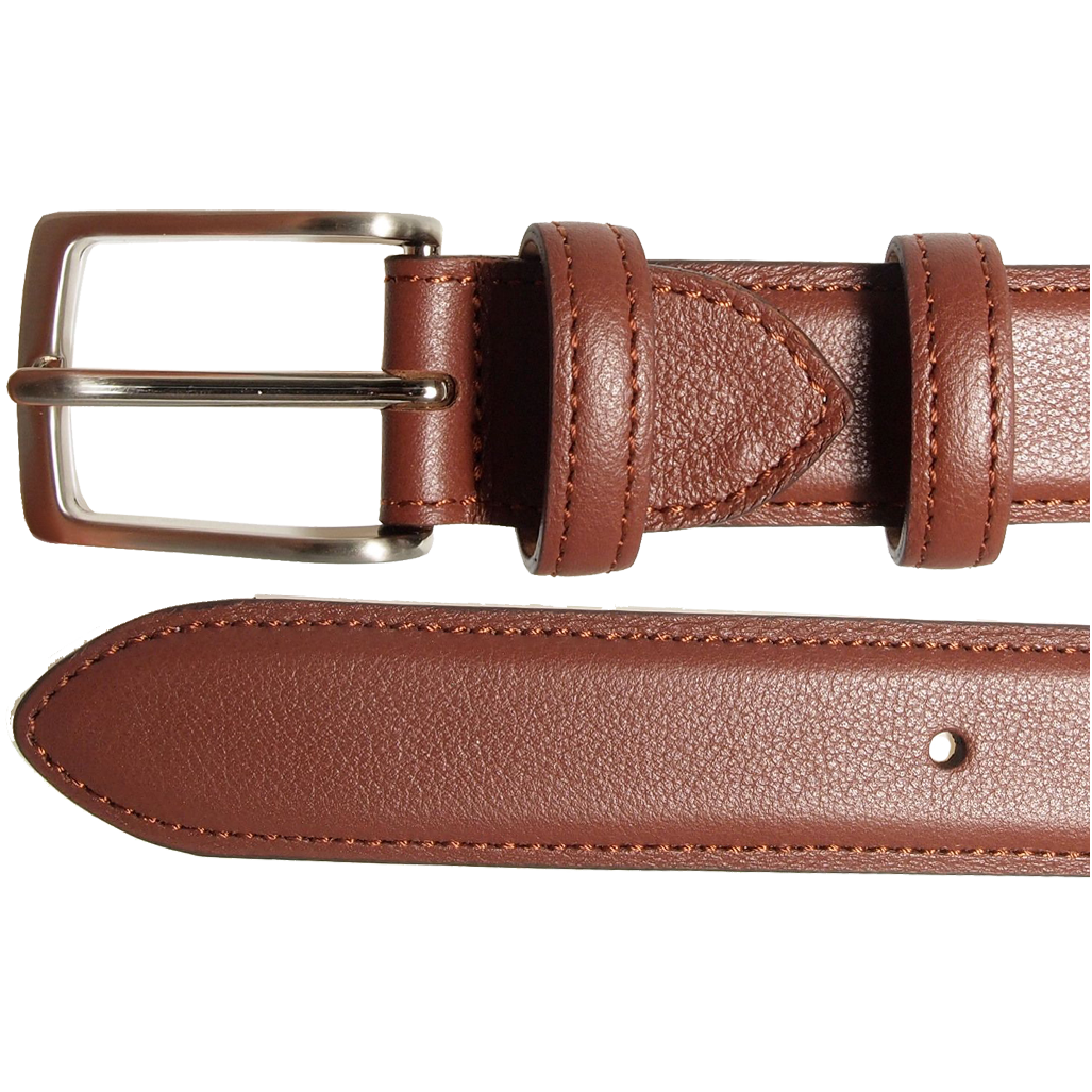 30 mm Sartorial Fine-Grained Leather Belt Sienna
