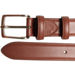 30 mm Sartorial Fine-Grained Leather Belt Sienna