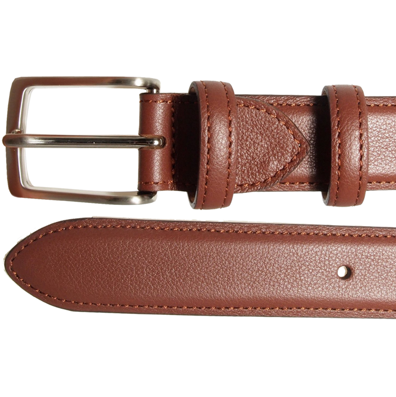 30 mm Sartorial Fine-Grained Leather Belt Sienna