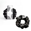 Seiden-Scrunchie Schwarz – Bellody® elegante Seide & starker Halt (1 Stück)
