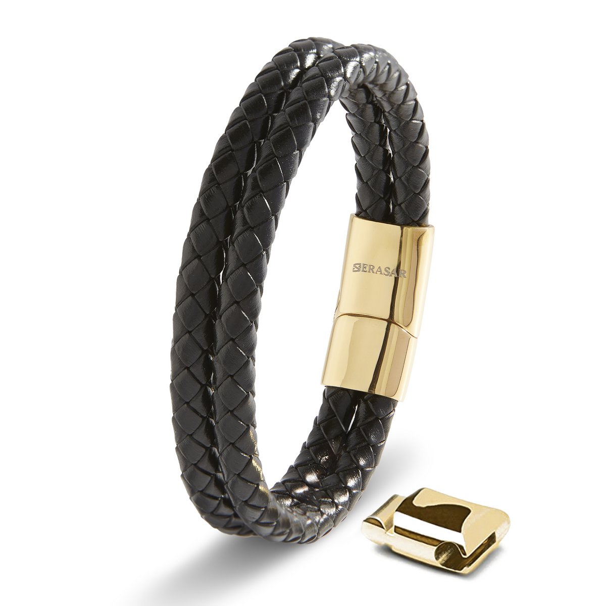 Leather bracelet "Double"