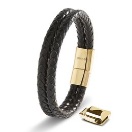 Leather bracelet "Double"