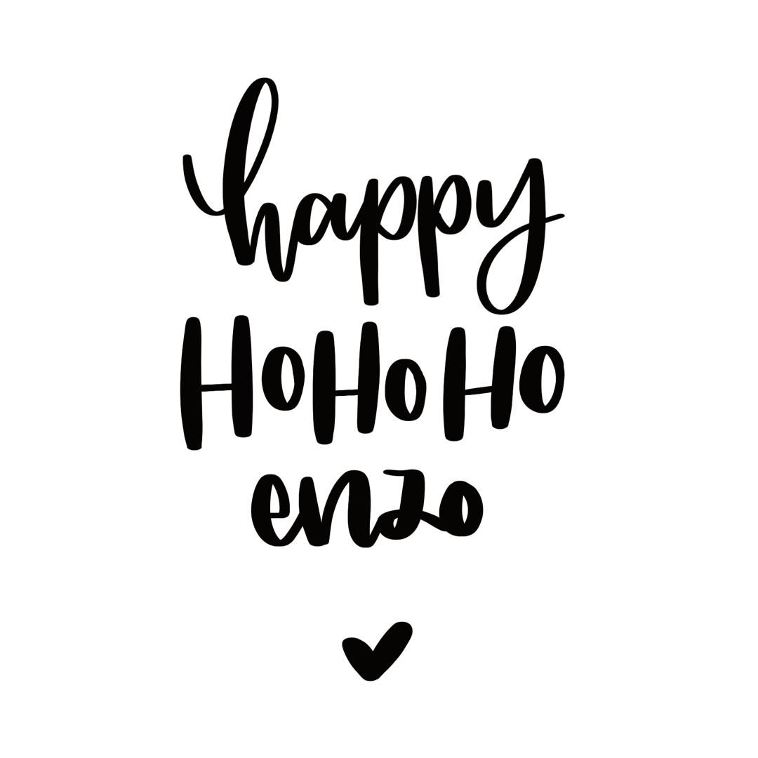 Card Happy ho ho ho