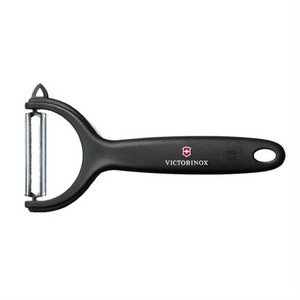 Victorinox Obstschäler mit rostfreier Klinge, schwarz