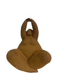 Frau aus Gusseisen in Yoga-Pose, 19x14x23cm, 3kg