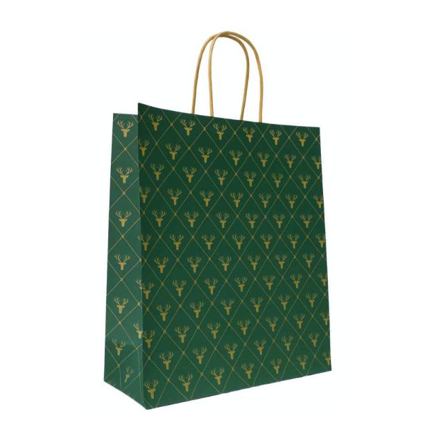 Bolsa de Navidad - Tartán - L - 100 piezas