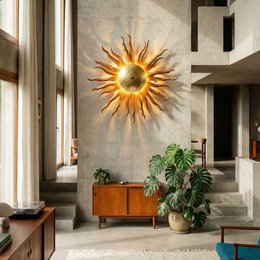 s.luce Diator XL handgesmeed zonneroest en gouden kleuren