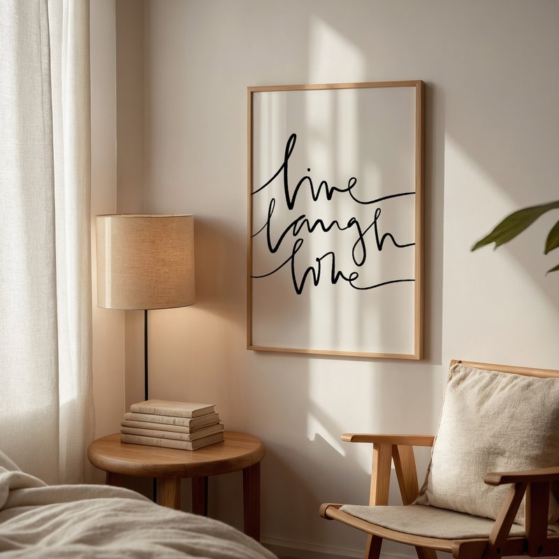 Poster: Live Laugh Love