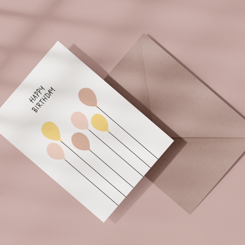 Eco Greeting Card — Birthday Celebration