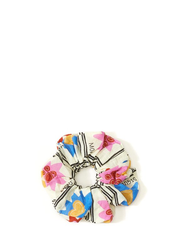 Block Print Scrunchie