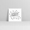 Klein briefje "Happy Splash"