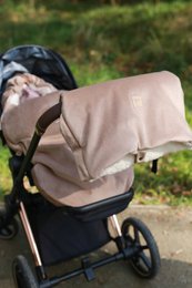 manguito de terciopelo impermeable (calentador de manos) - peluche, accesorios de cochecito de invierno