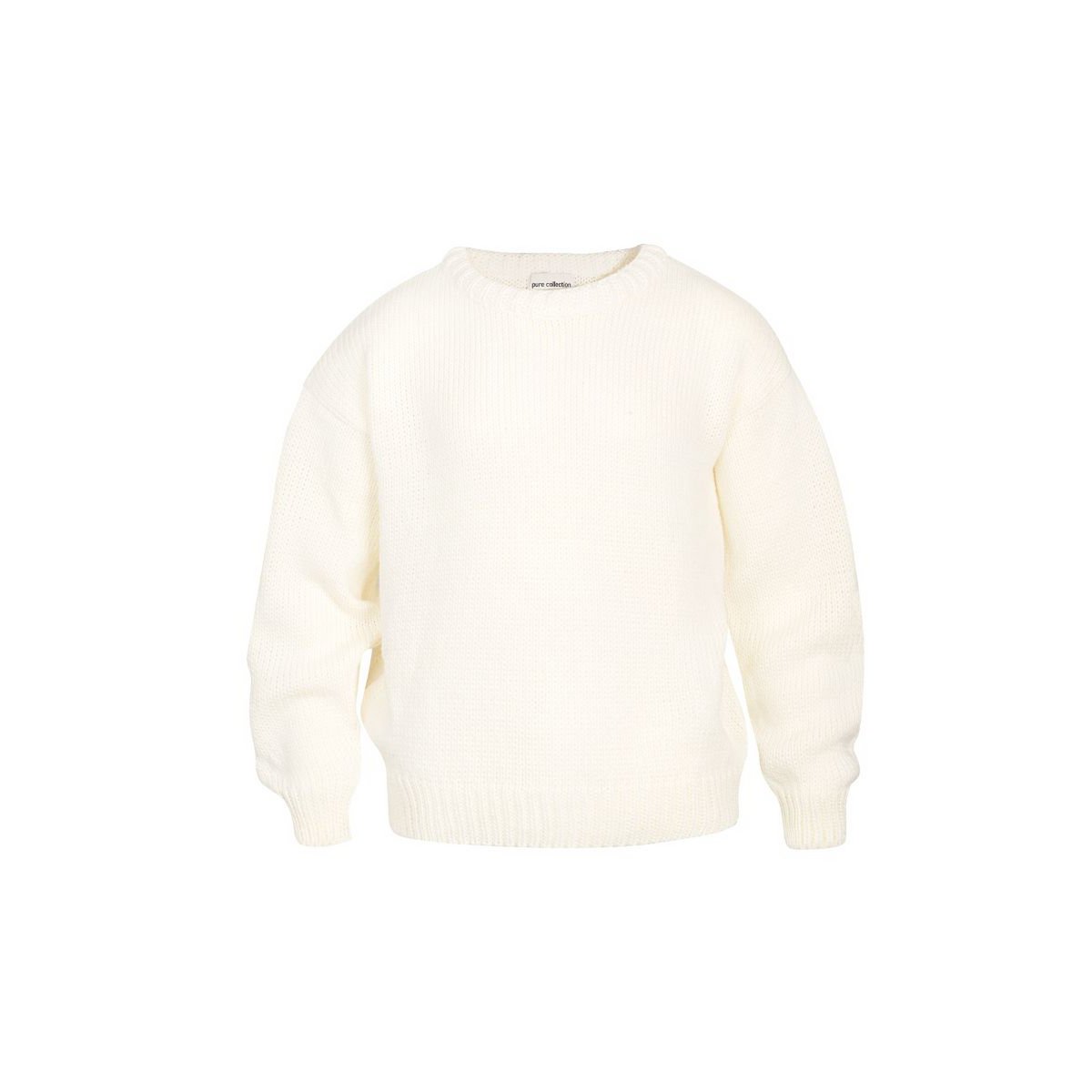 Sweter z wełną GIGI - OFF WHITE