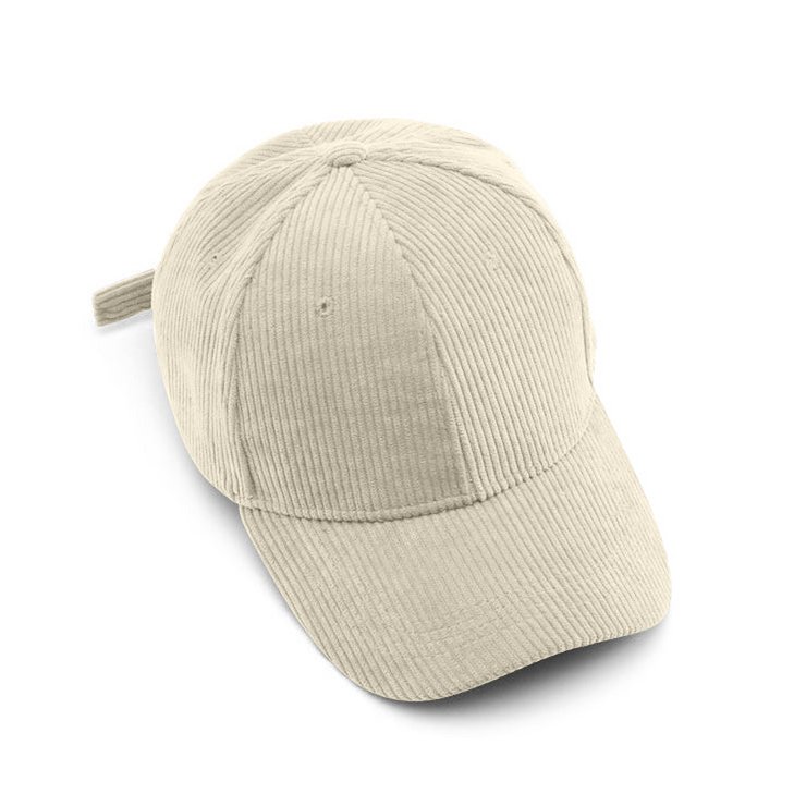 Legend Cap Basic - eindbaas - Corduroy - White